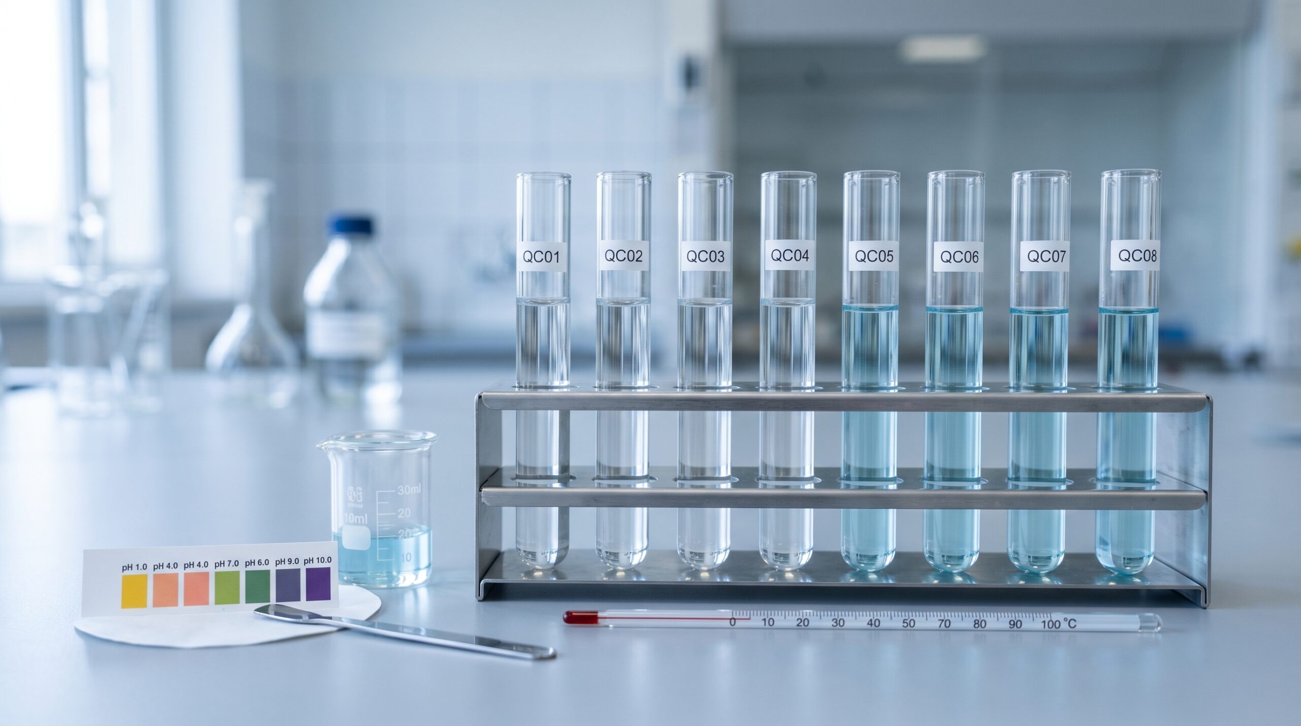 処理液の品質管理・試験のイメージ